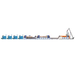 China High Accuracy Plastic Strap Making Machine Automatic PP Package wholesale