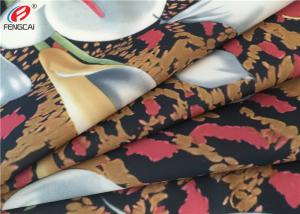 China 4 Way Stretch Polyester Spandex Fabric , Elastic Printed Fabric For Bikini wholesale