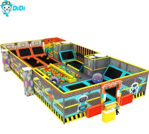 China Customized Color Kids Indoor Trampoline Park Children Soft Play Fully Functional on sale