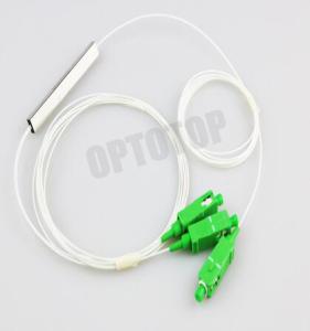 Corning G657A Fiber Optic Splitter 1 X 2 PLC SC / APC Connector Length Customized