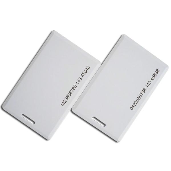 Quality 125khz ABS Proximity Clamshell Card With UID Numbers Printing for sale