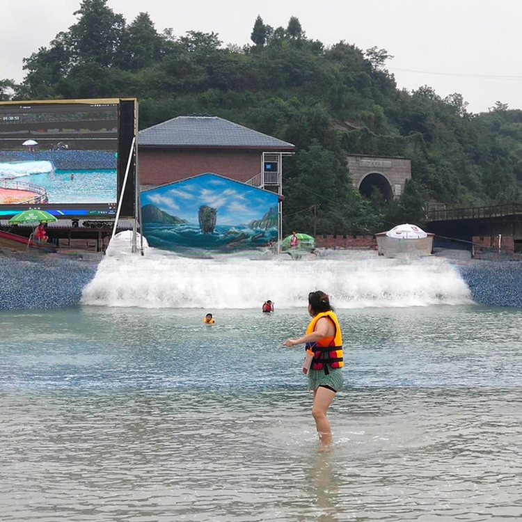Amusement Water Park Equipment Tsunami Wave Pool