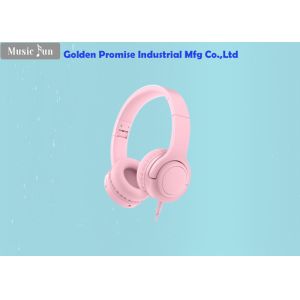 China 93dB Volume Limit Pink Bluetooth Gaming Headset Foldable RoHs Approved wholesale