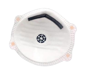 CE Hypoallergenic Dust Mask FFP2 With Valve Earloop Type For Construction