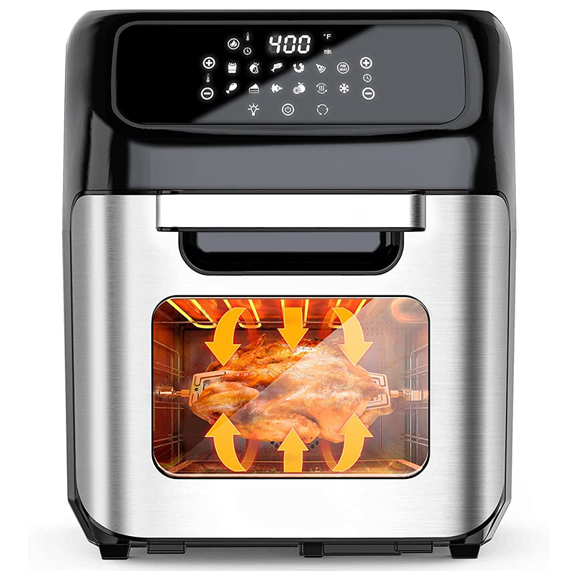 12 Liters Air Fryer Ovens Stainless Steel Healthy Oil Free Cooking Toaster Electric Pizza Oven