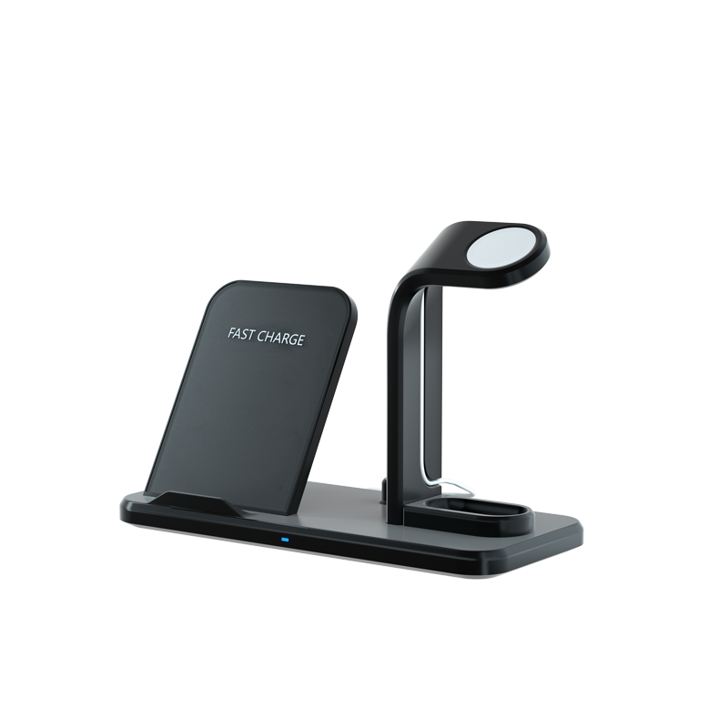 3in1 Fast Charging Wireless Charger With LED Light Indicator