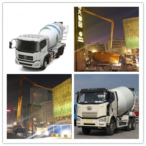 8CBM Cement Ready Mix Concrete Mixer Trucks For Long Distance Transporting