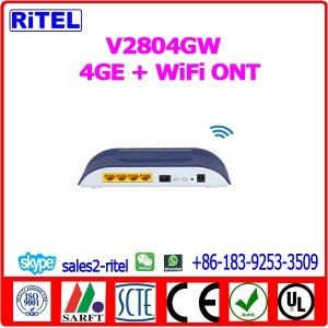 China V2804GW 4GE + WiFi GPON ONT wholesale