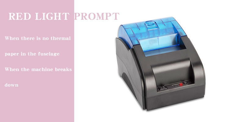 70-90mm/s Black Print Speed 1- 80mm Thermal Wireless Sticker Printer for Kitchen