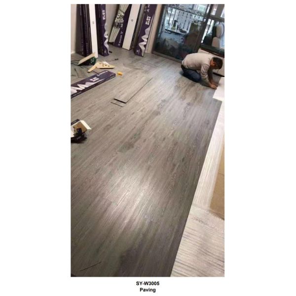 Eco Friendly Marble Vinyl Plank Flooring Stone Grain Fire Retardant GKBM DP-S82273