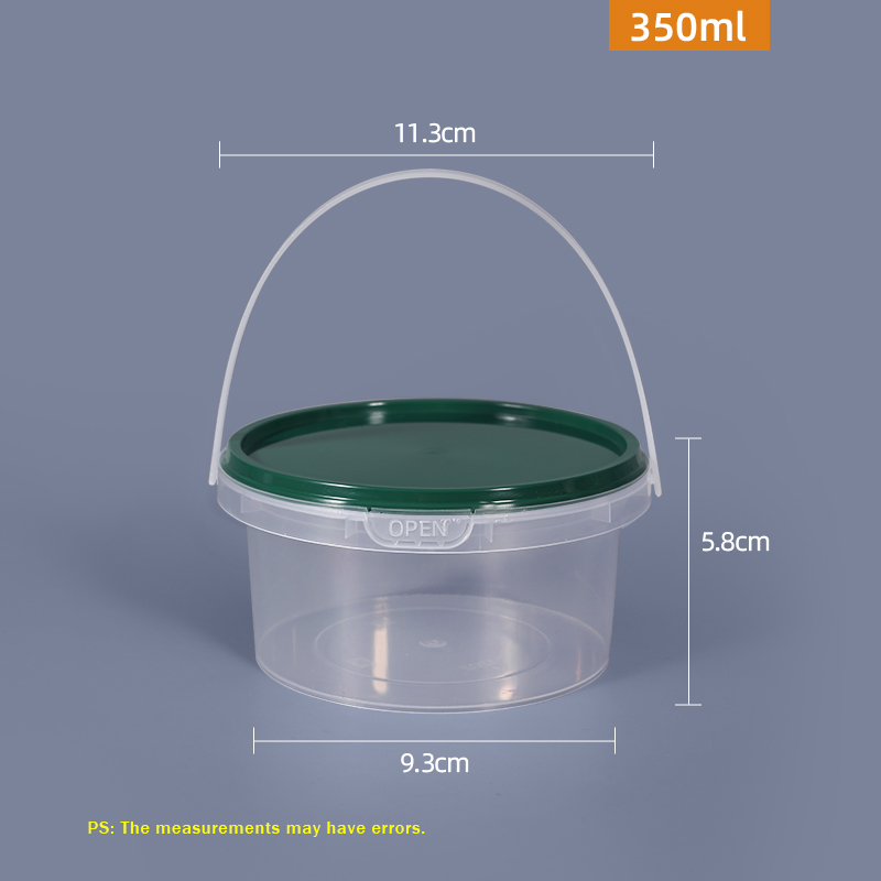 Enjoy Delicious Ice Cream with Our 16oz Butter Spread Box 350ml-700ml Plastic Bucket