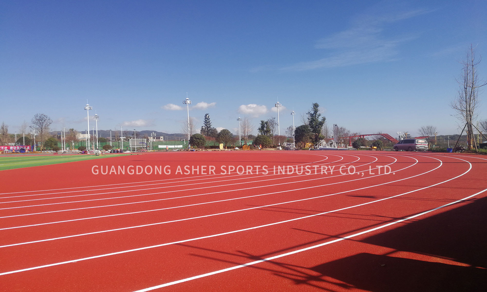 Full PU Shock Absorbing Floor Tiles