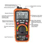 Commercial Auto Range Digital Multimeter With Relative Sound Level Meter