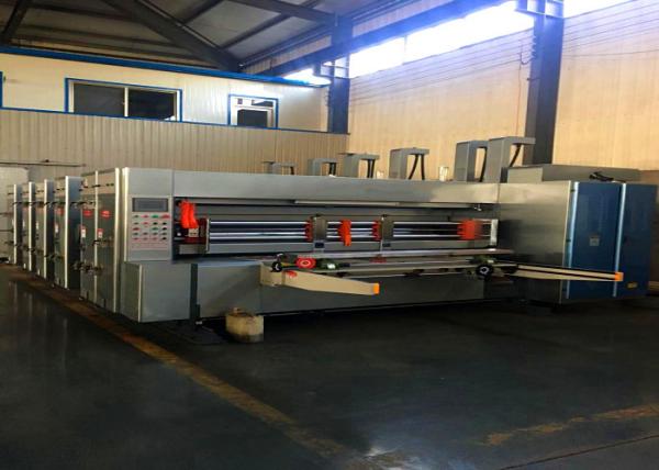 Quality Fully Automatic Flexo Printing Slotting Die Cutting Machine / Carton Board Multi Colors Printing Machine for sale