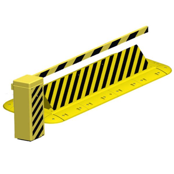 Access control system heavy duty electromechanical hydraulic vehicle blocker