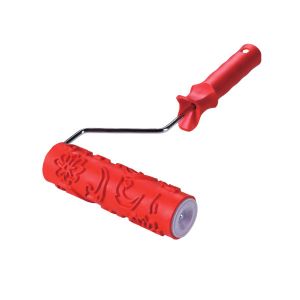 China 7'' Rubber Design Roller with 6mm dia chrome-plated frame wholesale