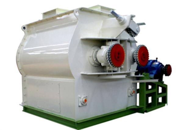 Quality Double Shaft Paddle Poultry Feed Mixer Grinder Machine 1 Year Warranty for sale
