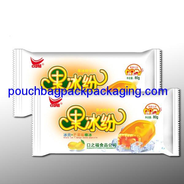 Quality Foil ice cream pack Popsicle Packaging Bag, printed ice cream pouch for sale
