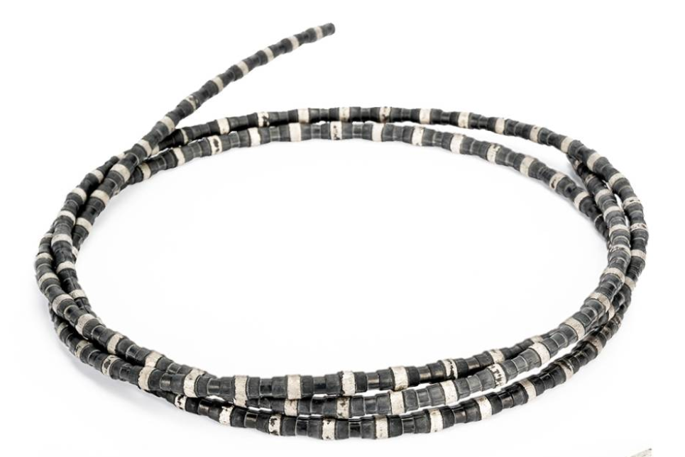 8.8mm Beads Diamond Rope For Granite Profiling / Shape Cutting