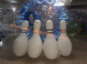 China giant inflatable bowling pins , price of a bowling lane , human bowling ,inflatable bowling sets . bowling pins on sale