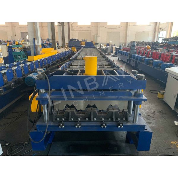 Cal 20 Cal 22 Metal Deck Roll Forming Machine 350Mpa 380V