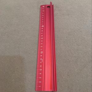 China Multi Color Aluminum Scale Ruler , Aluminum Safety Ruler Household Fabricing wholesale