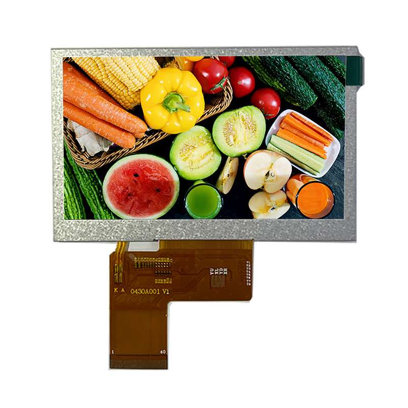 RGB 480x272 Tft Lcd Display ILI6485A Driver 350 Bright Tft Lcd Screen Module 40PIN