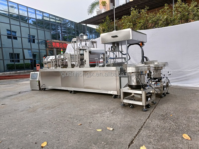 tech Full Automatic Injection Vial Filling Sealing Machine Liquid Bottling Line Made