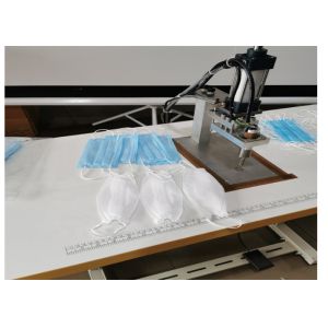 Durable Dust Mask Making Machine , Ultrasonic Surgical Face Mask Machine