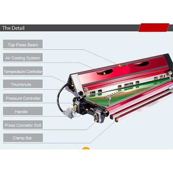 Lightweight 1200Mm Width Conveyor PVC Belt Splicing Machine 380V 440V