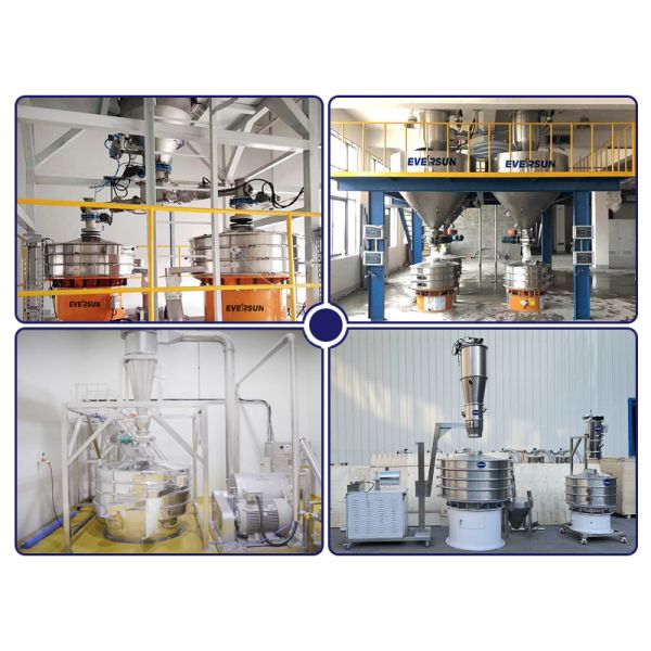 High-efficiency 304 stainless steel fine powder rotary vibrating screen