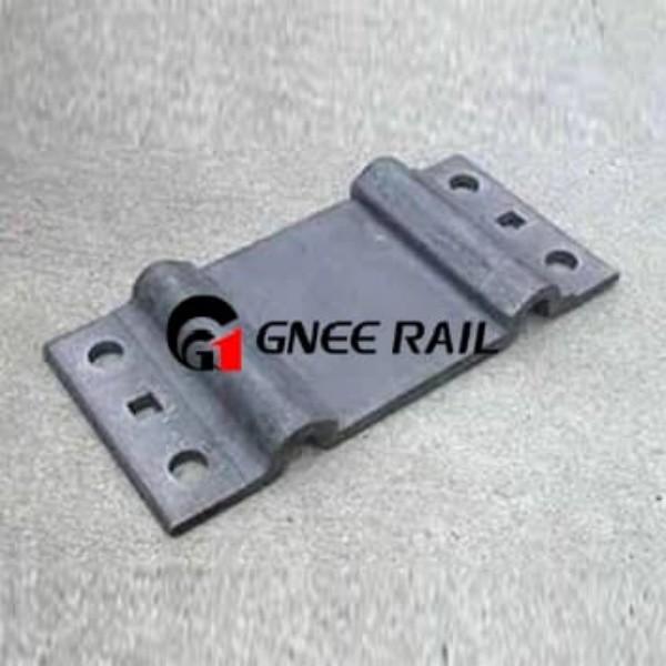 Quality High Performance Rail Fasteners Hook Twin Tie Plate For Frog And Guard Rail for sale