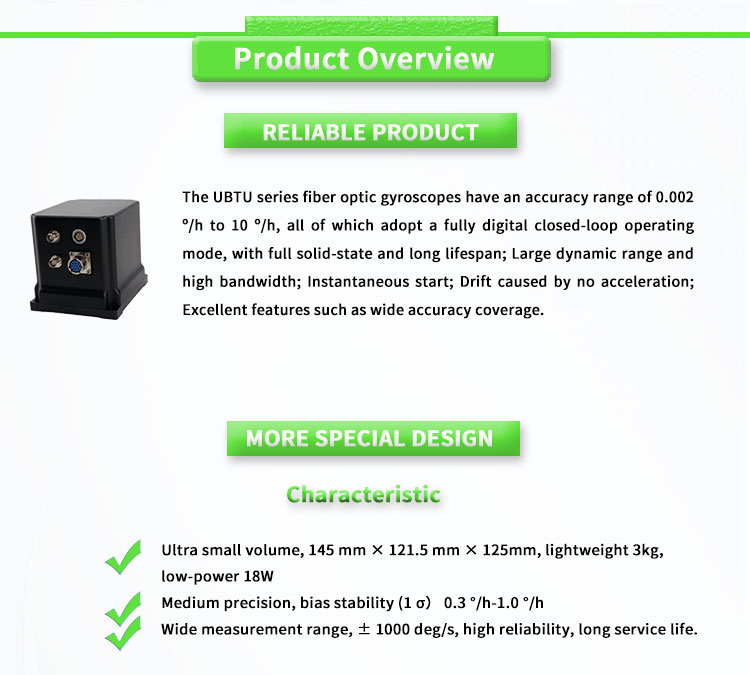 UNIVO UBTU400Y Navigation Inertial Attitude/Azimuth Reference System with North Seeker