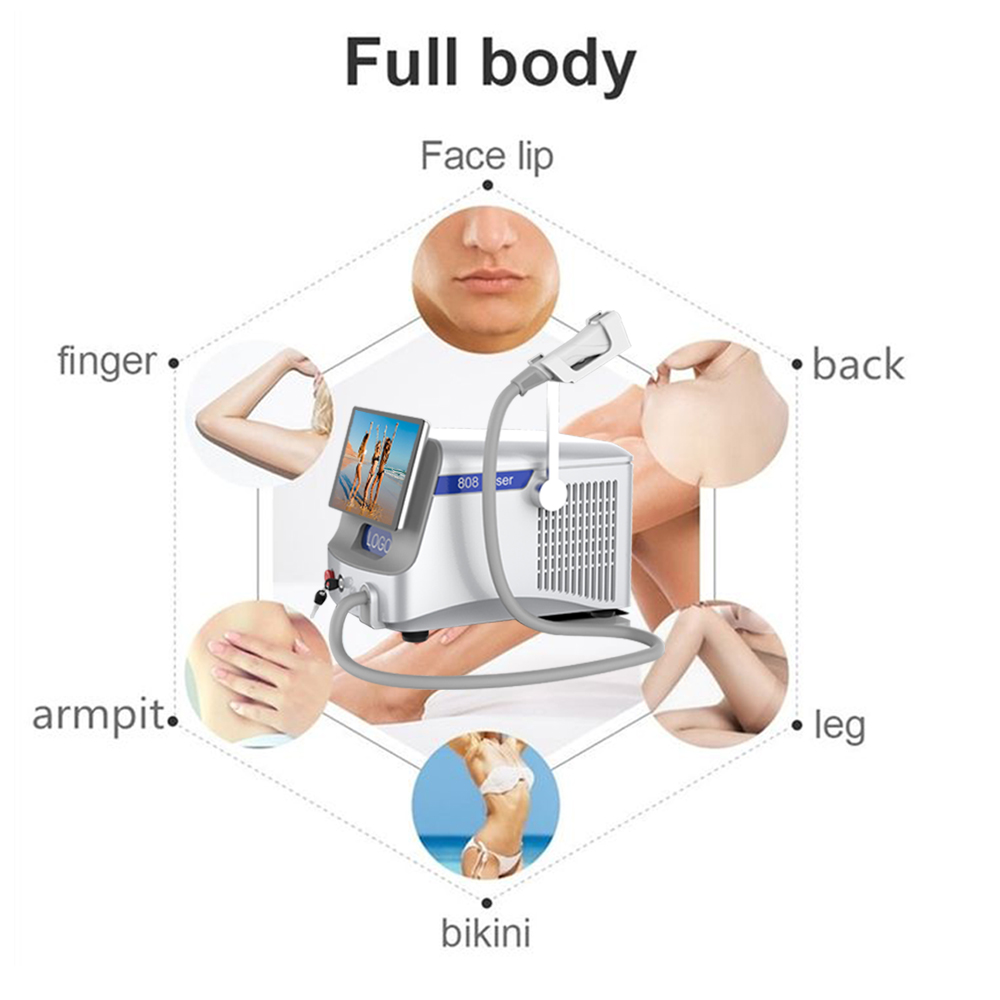 Lightweight Fiber Laser Hair Removal Machine Portable Permanent Hair Removal System