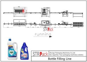 China PLC Control Laundry Detergent Filling Machine Line With High Production Efficiency wholesale