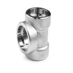 ANSI/ASME Stainless Steel Carbon Steel Threaded Tee Customizable Sizes &