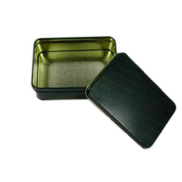 Recyclable Colorful Gift Tin Can Square Shape Non Toxic Food Grade Material