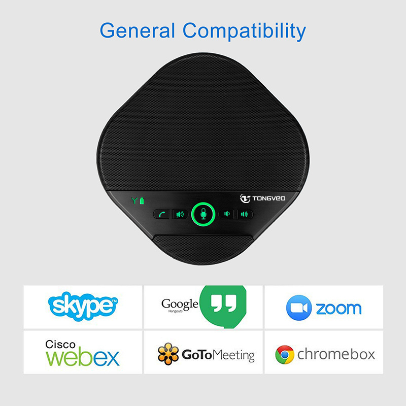 Laptop USB Driver Free Wireless PC Camera Microphone for Conference Room Sound System