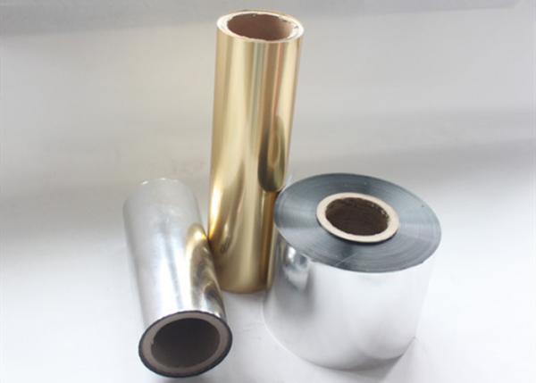 Quality UV Protection Metalized BOPP Film Glitter Gold Aluminum Foil Laminated For Packaging for sale
