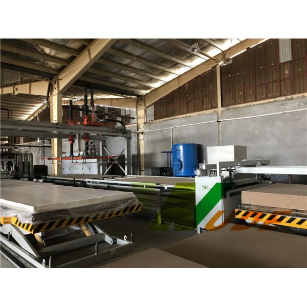Short Cycle Double Sided Synchronous Laminating Line 6×12 High Efficiency