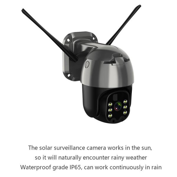 Quality Outdoor Intercom 4W 18650 Battery PTZ WIFI Camera 2MP for sale