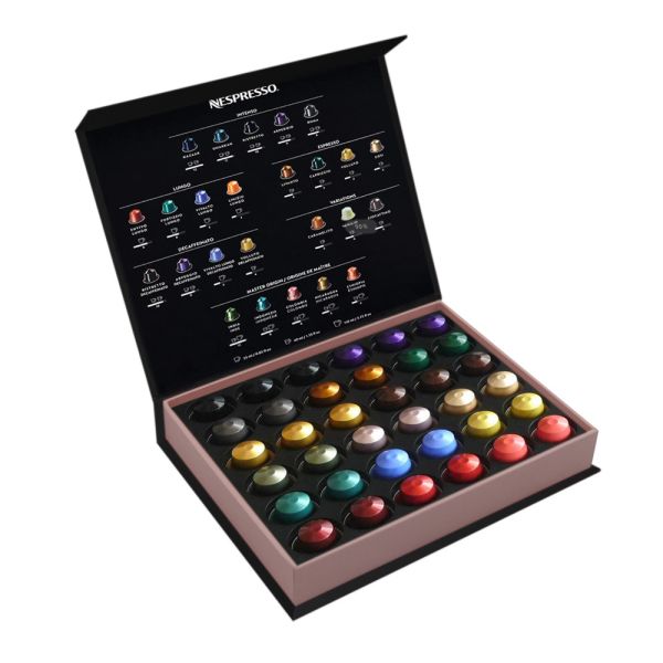 Custom Unique Design Coffee Pod Capsule Paper Packaging Gift Box With Logo