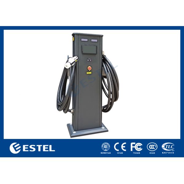 Outdoor Electric Vehicle AC EV Charging Station 3 Phase 22kw EV Charger With 5M Cable