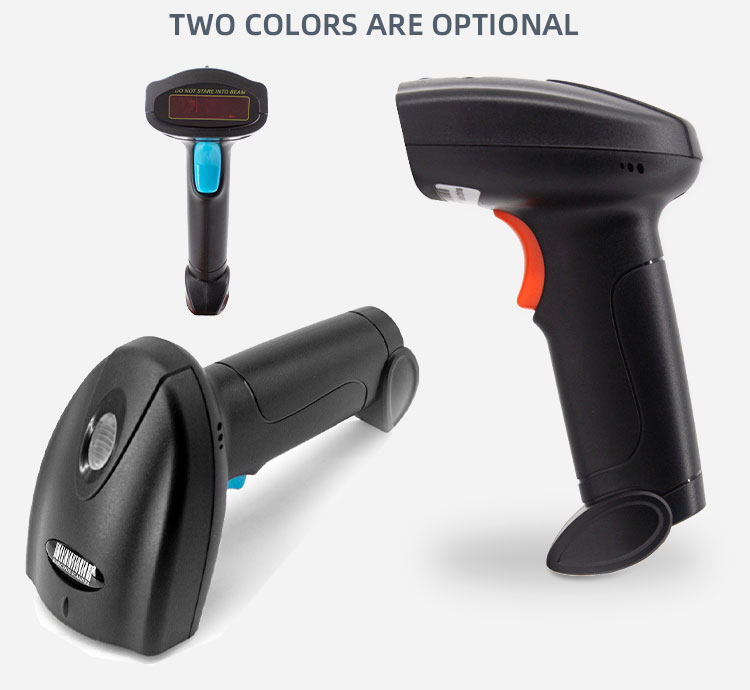 5V U1-W Wireless Barcode Scanner with Cradle 1D Cordless Bar Code Reader Laser Read Code