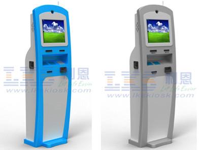 Quality 19'' Interactive Information Ticket Vending Machine , Coin Payment Kiosk for sale