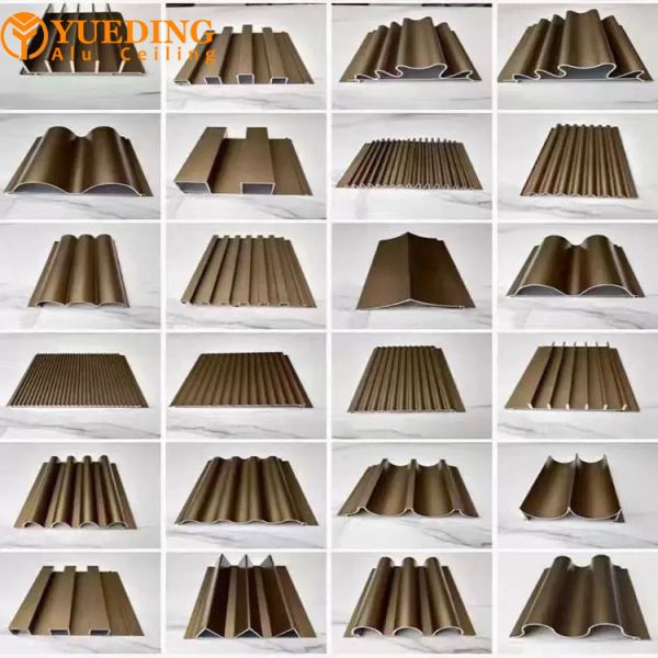 Concave Letterpress Aluminum Corrugated Panels 0.5mm 1.2mm for Outdoor