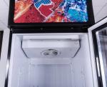 Commercial Glass Swing Single Door Upright Showcase Cooler White Black 250L