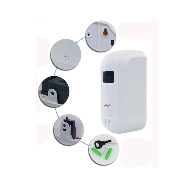 Alcohol Mist Spray 1ml Automatic Touchless Soap Dispenser Wall Mounted