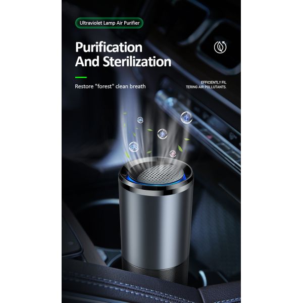 38dB Car Air Purifier Ionizer