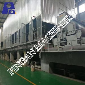 China 2ply Wires Fluting Paper Roll Making Machine 3200mm Width wholesale